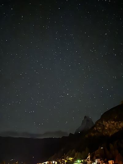 stars and matterhorn