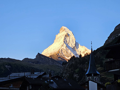 matterhorn in the morning